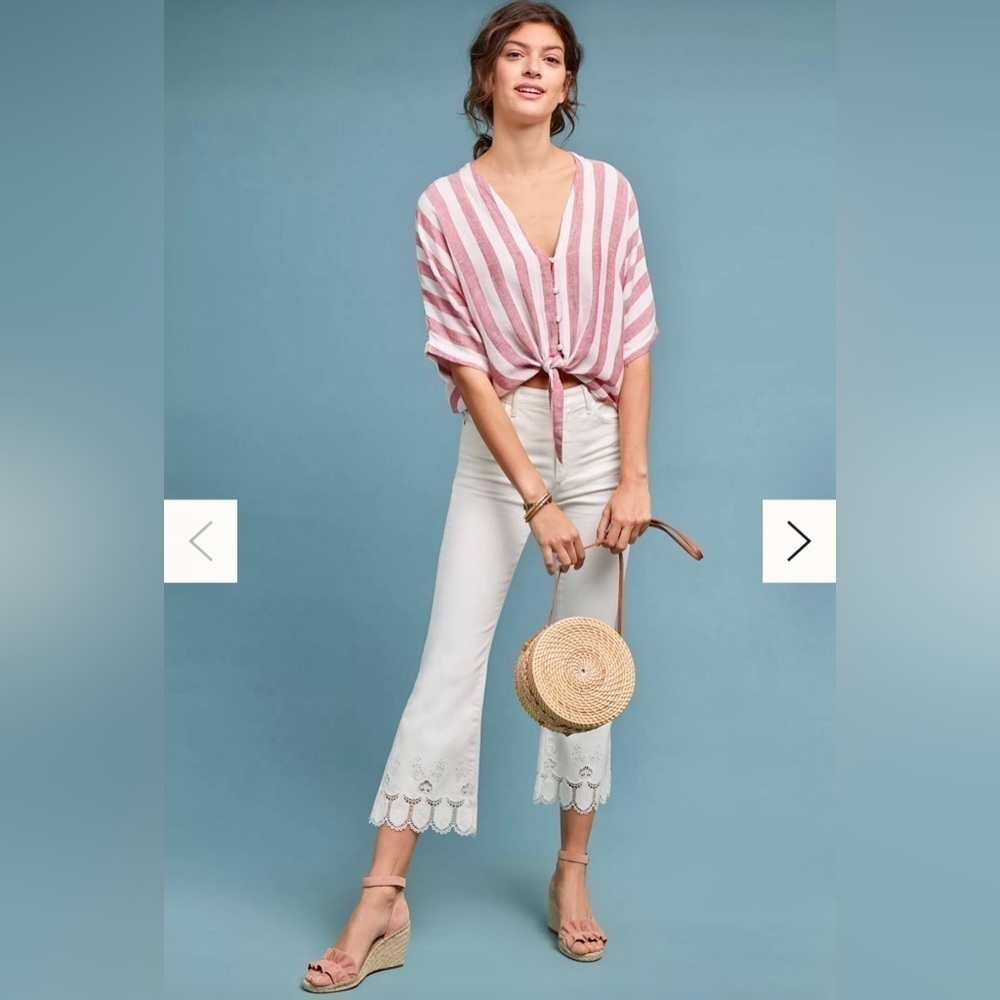 Anthropologie Pilcro - High-Rise Cropped Flare Jeans